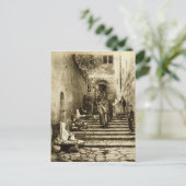 Een steeg in de oude stad Jeruzalem Briefkaart (Staand voorkant)