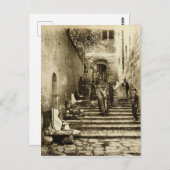 Een steeg in de oude stad Jeruzalem Briefkaart (Voorkant / Achterkant)