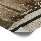 Een steeg in Jeruzalem Poster (Hoek)