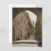 Een steegje in Jeruzalem Briefkaart (Voorkant / Achterkant)