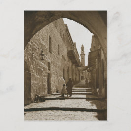 Een steegje in Jeruzalem Briefkaart