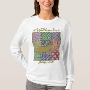 Een steek in de tijd bespaart negen t-shirt