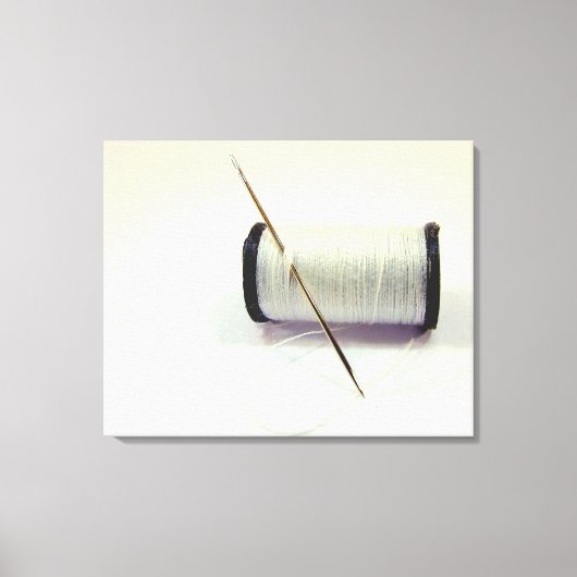 Een steek in de tijd canvas afdruk (Voorkant)