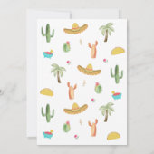 Een stekelige paar twin 1e verjaardag uitnodiging (Achterkant)