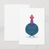 Een stekelkip bedankkaart (Voorkant / Achterkant)