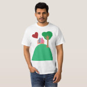 Een stel dat uitgaat t-shirt (Voorkant volledig)