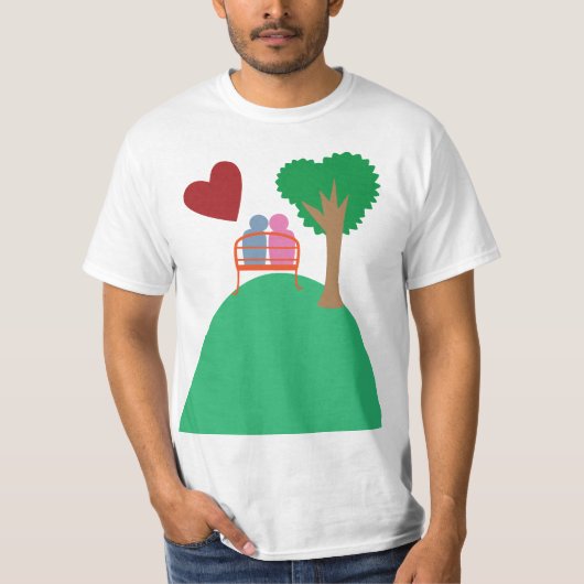 Een stel dat uitgaat t-shirt (Voorkant)