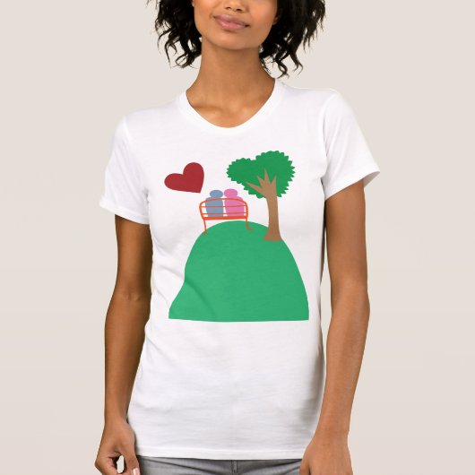 Een stel dat uitgaat t-shirt (Voorkant)