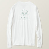 Een stel gemaakt in de hemel vrijgezellin t-shirt (Design achterkant)