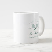 Een stel uit de hemel vrijgezel grote koffiekop (Voorkant rechts)