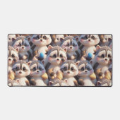 Een stel wasberen bureaumat (Voorkant)