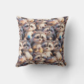 Een stel wasberen kussen (Achterkant)