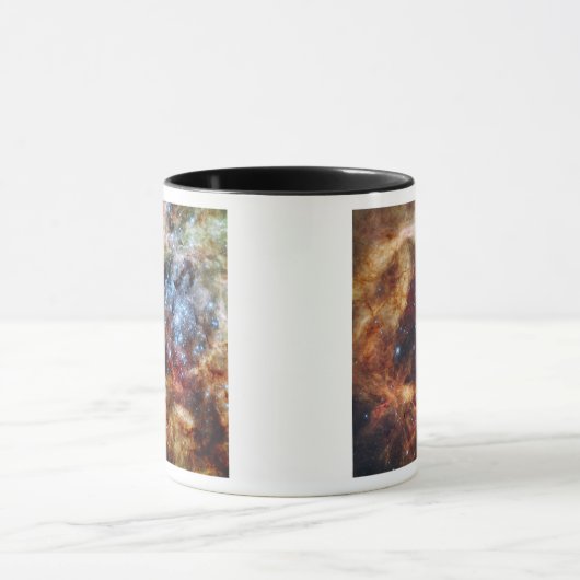 Een stellair kraambed, R136 genaamd Mok (Midden)