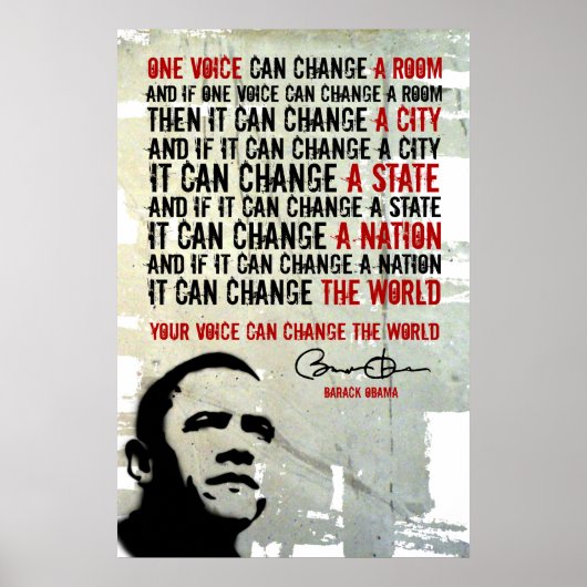 ÉÉN STEM SPEECH POSTER CNCRT (Voorkant)