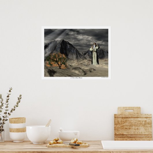 Een stem uit de hemel poster (Keuken)