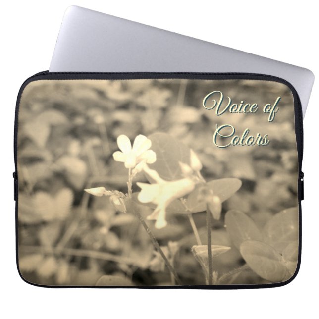 EEN STEM VAN NATUUR CADEAU LAPTOP SLEEVE (Voorkant)