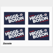 Een stem voor Higgs-Boson is een stem voor God! Rechthoekige Sticker (Vel)