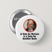 Een stem voor McCain is een stem voor de Button va (Voorkant /achterkant)