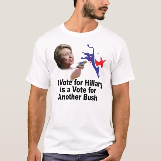 Een stemming voor Hillary is een stemming voor een T-shirt (Voorkant)