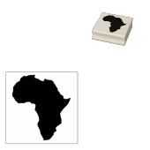 Een stempel van Afrika (Gestempeld)
