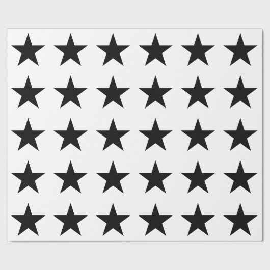 Eén ster cadeaupapier (Vlak)