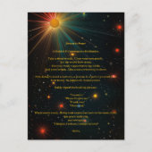 Een Ster Geleidde ´ Terugkeer naar Vrede ´ Meditat Briefkaart (Voorkant)