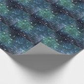 Een ster gevulde nacht cadeaupapier (Hoek)