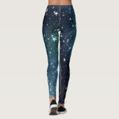 Een ster gevulde nacht leggings (Achterkant)