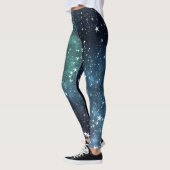 Een ster gevulde nacht leggings (Links)