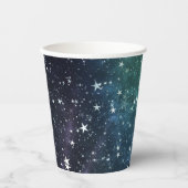 Een ster gevulde nacht papieren bekers (Voorkant)