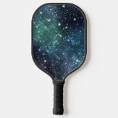 Een ster gevulde nacht pickleball paddle (Achterkant)