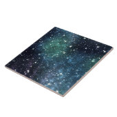 Een ster gevulde nacht tegeltje (Zijkant)