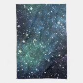 Een ster gevulde nacht theedoek (Verticaal)
