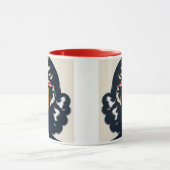 Een ster in popart stijl. mok (Midden)