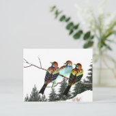 Een ster is geboren briefkaart (Staand voorkant)