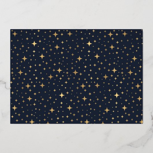 Een ster is geboren Foto Aankondiging Kaart (Achterkant)