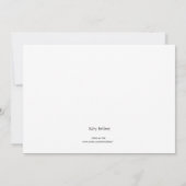 Een ster is geboren (lavender) aankondiging (Achterkant)