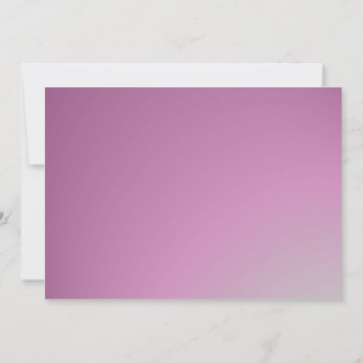 Een ster is geboren / roze aankondiging (Achterkant)