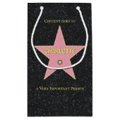 Een ster met Jouw naam erop! Cadeautasje (Achterkant)