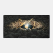 Een ster omgeven door een protoplanetaire schijf bureaumat (Voorkant)