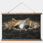 Een ster omgeven door een protoplanetaire schijf hangend wandkleed (Voorkant)