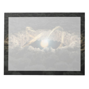 Een ster omgeven door een protoplanetaire schijf notitieblok