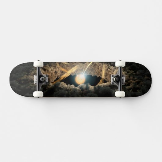 Een ster omgeven door een protoplanetaire schijf persoonlijk skateboard (Horizontaal)