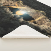 Een ster omgeven door een protoplanetaire schijf sherpa deken (3/4)