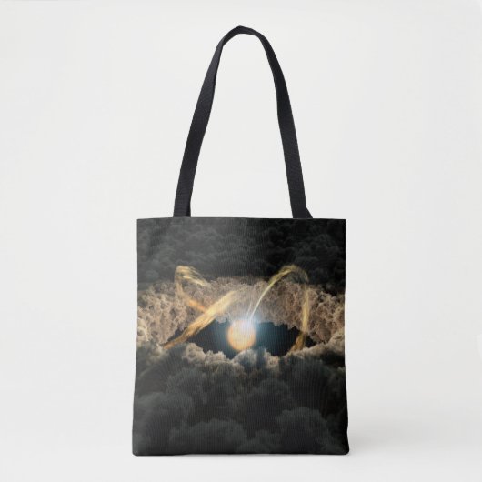 Een ster omgeven door een protoplanetaire schijf tote bag (Voorkant)