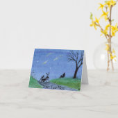 Een ster ontwerpen kaart (Gele Bloem)