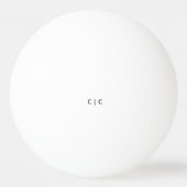 Eén ster pingpongbal, wit pingpongbal (Voorkant)