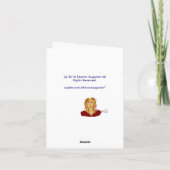 Een ster schijnt door zijn eigen lichte kaart w / (Achterkant)