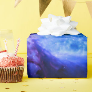 Een ster wordt blauw geboren cadeaupapier