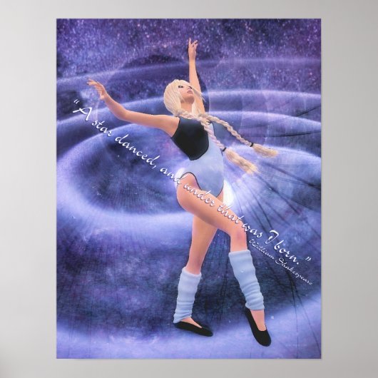 Een sterdanser poster (Voorkant)